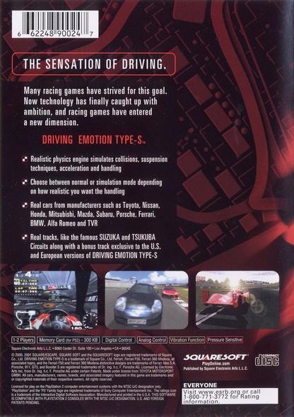 Driving Emotion Type S - PS2