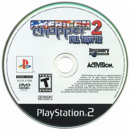 American Chopper 2: Full Throttle - PS2