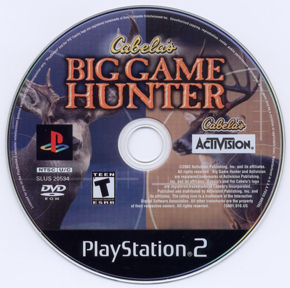 Cabela's Big Game Hunter - PS2