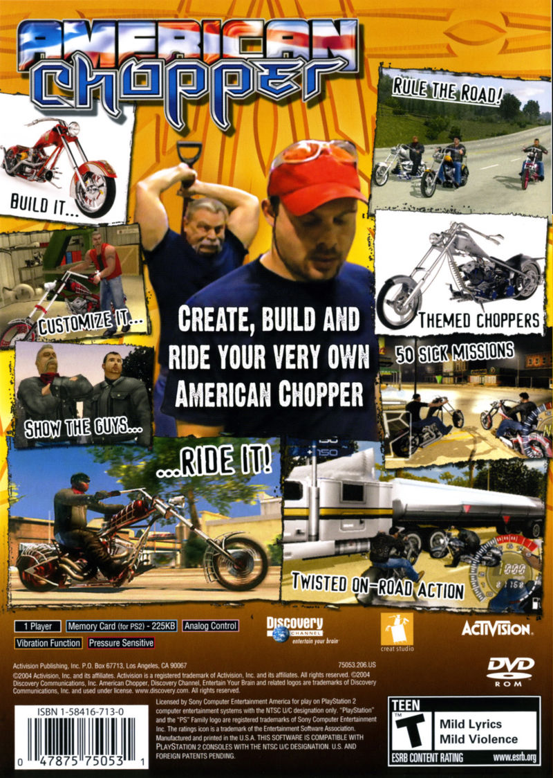 American Chopper Used PS2 Games For Sale Retro Game Store