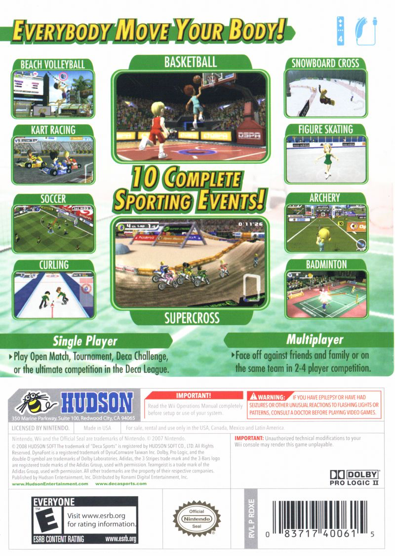 Deca Sports - Wii