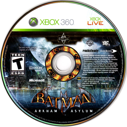 Batman: Arkham Asylum - Xbox 360