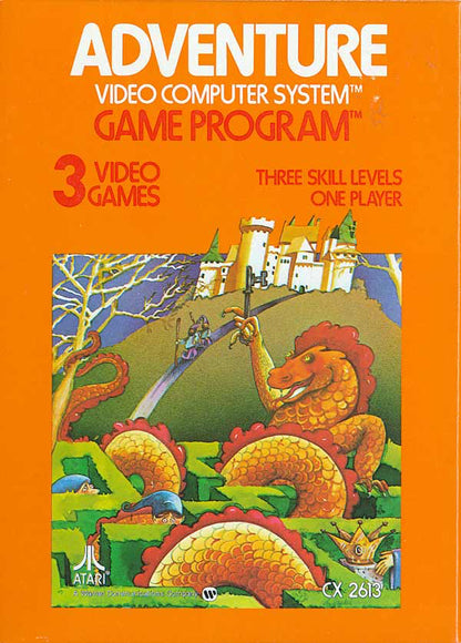 Adventure (Text Label) - Atari 2600