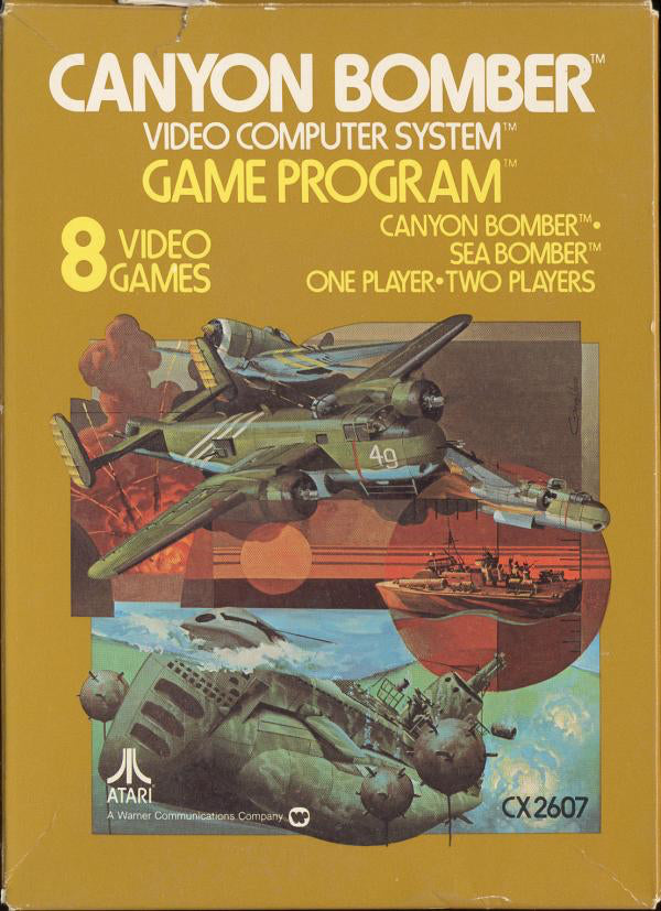 Canyon Bomber (Picture Label) - Atari 2600