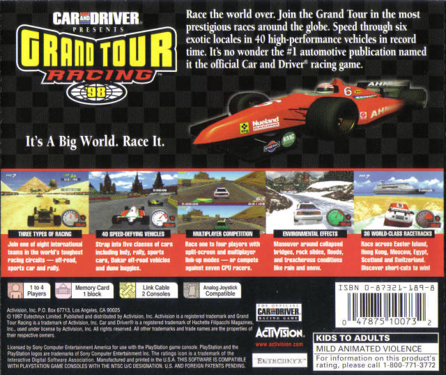 Car and Driver Presents: Grand Tour Racing 98 - PS1