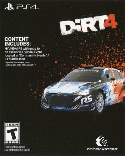 Dirt 4 - PS4