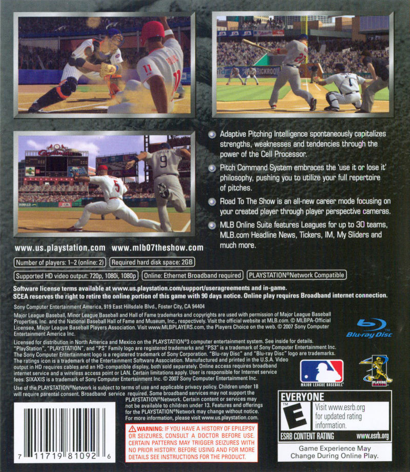 MLB 07: The Show - PS3