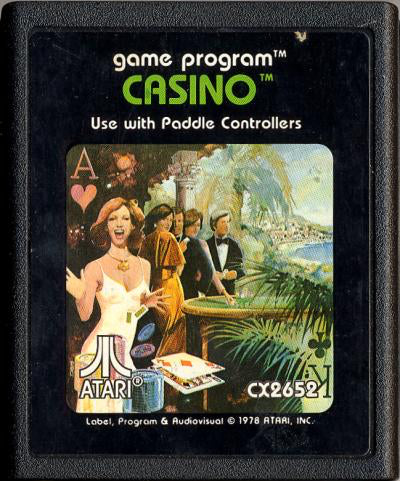 Casino (Picture Label) - Atari 2600