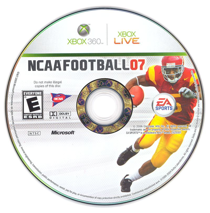 NCAA Football 07 - Xbox 360