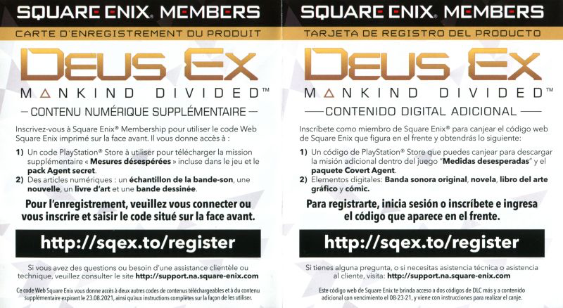 Deus Ex: Mankind Divided - PS4