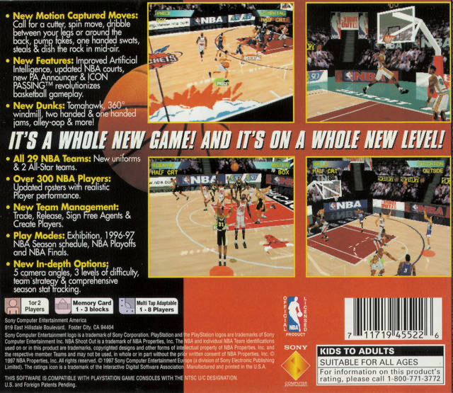 NBA ShootOut 97 - PS1