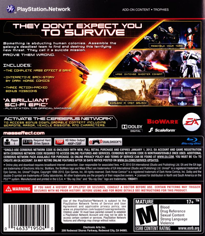 Mass Effect 2 - PS3