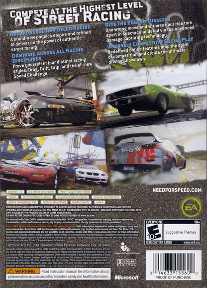 Need for Speed: ProStreet - Xbox 360