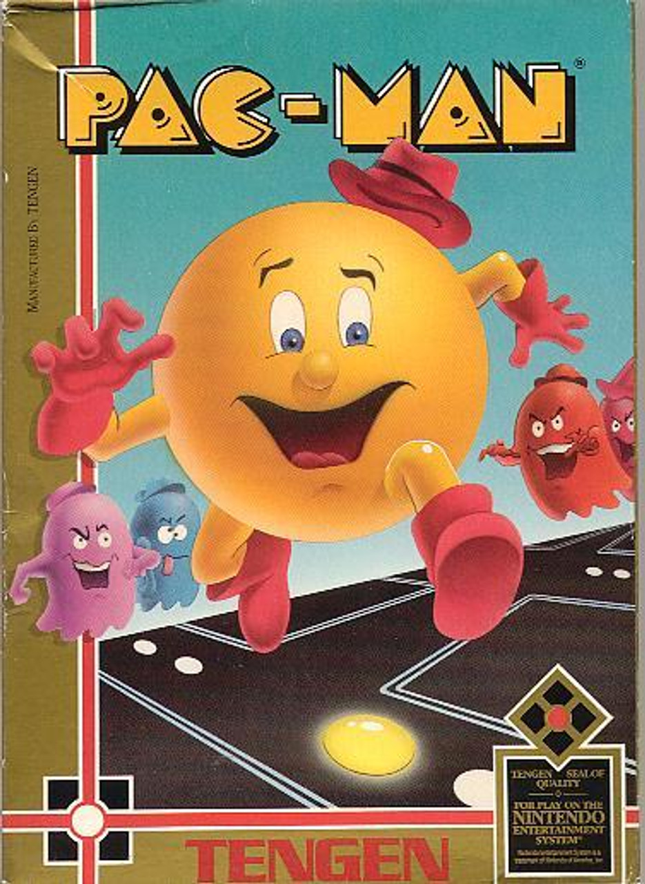 Pac-Man (Tengen Gray) - NES