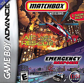 Matchbox Missions Air Land & Sea Rescue Emergency Response - GBA