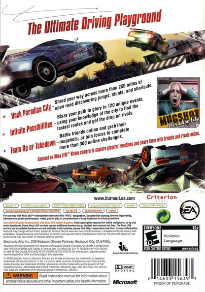 Burnout Paradise - Xbox 360