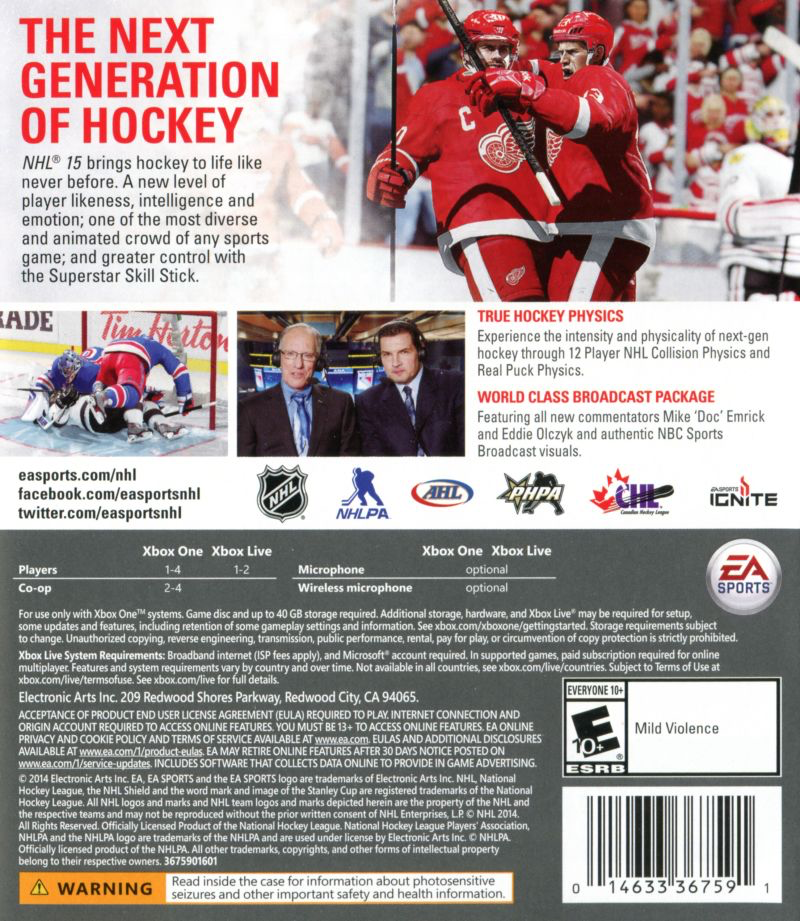 NHL 15 - Xbox One