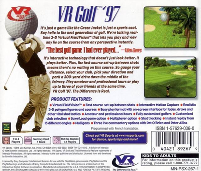 VR Golf 97 - PS1