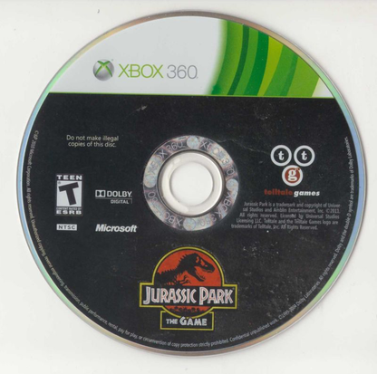 Jurassic Park: The Game - Xbox 360