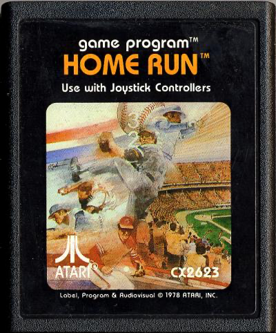 Home Run (Picture Label) - Atari 2600